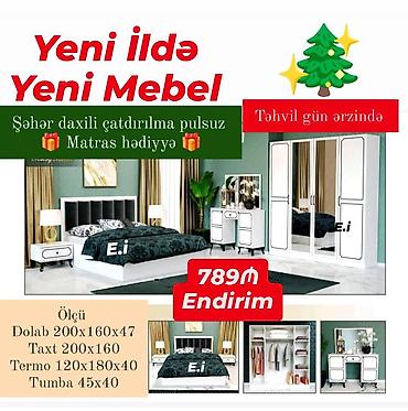 carpayl: *Yataq dəsti 789Azn💥 ENDİRİM 🎄* ✔️Rəng seçimi var *🎁Matras hədiyyə* ✔️ — 1