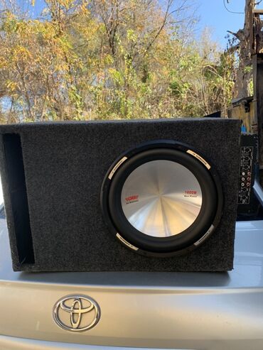 авто самбуфер: Автосабвуфер с усилителем - Сабвуфер GBS алюминиевый диффузор