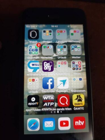 Apple iPhone: Apple iPhone iPhone 5, 16 GB, Matte Silver, Otisak prsta — 1