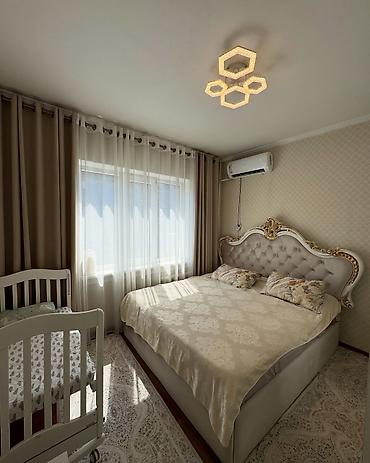 kva: 3 комнаты, 70 м², Аламедин-1 мкр 106 серия, 6 этаж, Евроремонт — 6