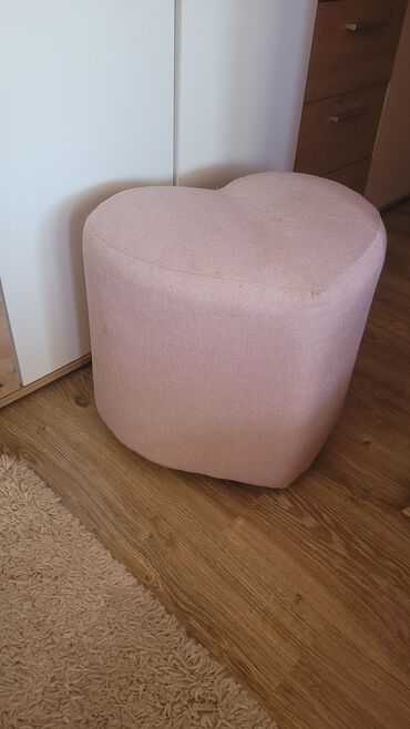 deciji sto i stolice: Stool, color - Pink, Used