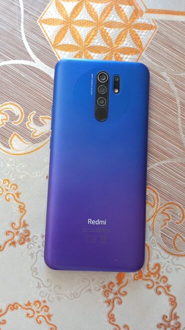 kondisioner 2 ci əl: Xiaomi Redmi 9, 64 GB, rəng - Bənövşəyi, 
 Barmaq izi, Face ID