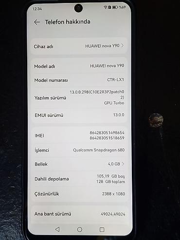 huawei 90 pro: Huawei Nova Y90, 128 GB, rəng - Qara, İki sim kartlı — 2