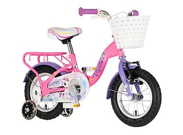 pedale: Bicikl kids Visitor Unicorn 12" V-brake + kontra, 95–115 cm (12") — 1
