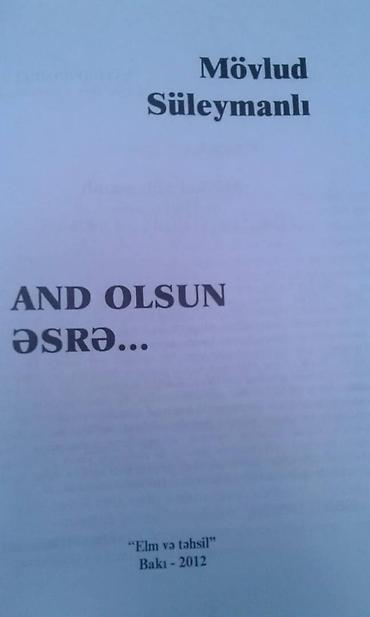Digər kitablar və jurnallar: Müxtəlif kitablar satılır. Biri 30 manat — 3