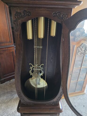 Satovi za kuću: Podni sat, bоја - Braon, Upotrebljenо — 9