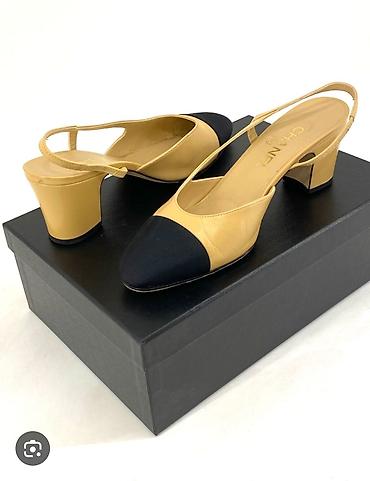 Tuflilər: CHANEL Slingbacks 38 ölçü - Material: keçi dərisi (goatskin) və — 4