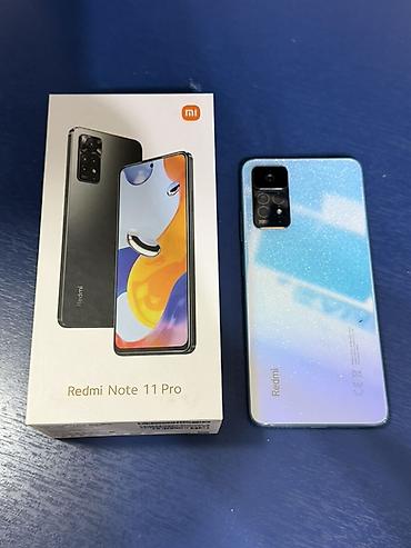 Redmi Note 11 Pro, 128 GB, rəng - Göy, Sensor, Barmaq izi, İki sim kartlı