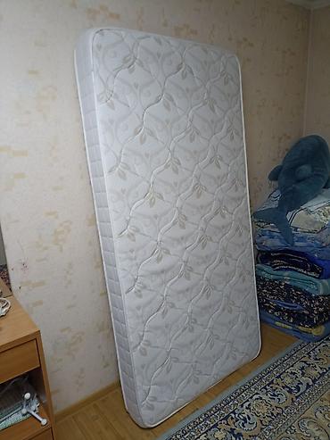 кроват одинарный: Спальный матрас, Новый, Односпальный, Пружинный, Жаккард, Матрасы средней жесткости — 2