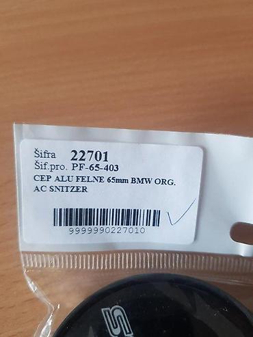 Gume i felne: ČEPOVI ZA FELNE BMW AC SCHNITZER 65 MM | ORIGINALNI ČEPOVI ZA FELNE — 4