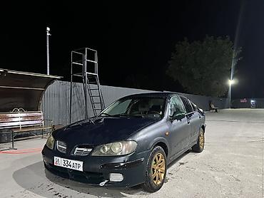 Унаа сатуу: Nissan Almera: 2002 г., 1.8 л, Кол менен иштөөчү, Бензин, Седан — 1