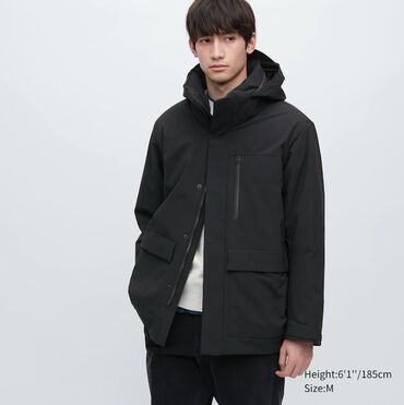 куртка парка мужская: Куртка M (EU 38), цвет - Черный