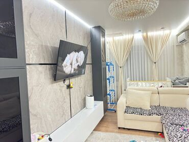 2 бөлмө, 55 кв. м, Элитка, 4 кабат, Дизайнердик ремонт