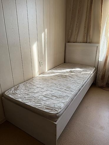 Односпальные кровати: Спальный гарнитур, Б/у, Шкаф, Кыргызстан, Самовывоз, цвет - Белый — 3