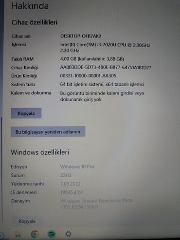 Acer: İşlənmiş Acer Aspire, 15.6 ", Intel Core i3, 256 GB, Pulsuz çatdırılma — 12