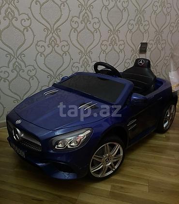 Uşaq dünyası: Uşaq üçün elektrikli minik maşını – Mercedes-Benz üslubunda, mavi — 2