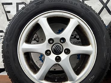 Колеса в сборе: Колеса в сборе 195 / 60 / R 15, Зима, Б/у, Комплект, Легковые, Литые, отверстий - 5 — 6