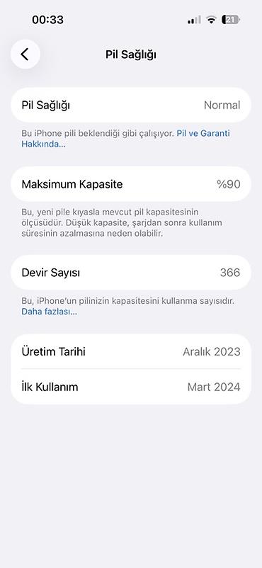 ram 8 gb: IPhone 15 Pro, 128 GB, Natural Titanium, Simsiz şarj — 2