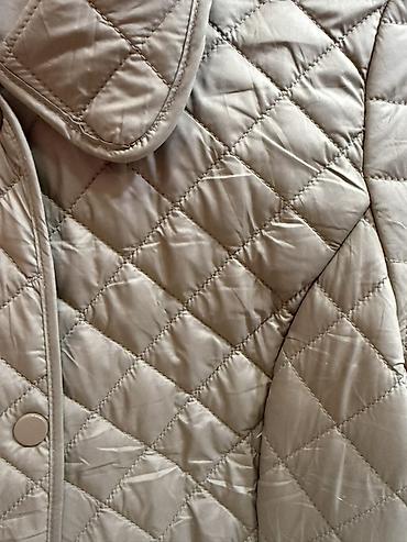 alt geyim: Halara qadın qatlmalı jaket - Rəng: bej/boz ton - Dizayn: romb — 3