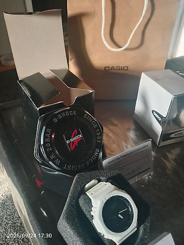 CASIO G‑SHOCK saatı – ağ rəng, analoq‑rəqəmsal displey Xüsusiyyətlər lalafo.az -da CASIO G‑SHOCK saatı – ağ rəng, analoq‑rəqəmsal displey Xüsusiyyətlər