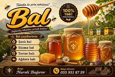qaz peci satisi: Məhsul: 100% təbii, yerli bal Təsvir: - Saf və təbii bal – təbiətin — 1