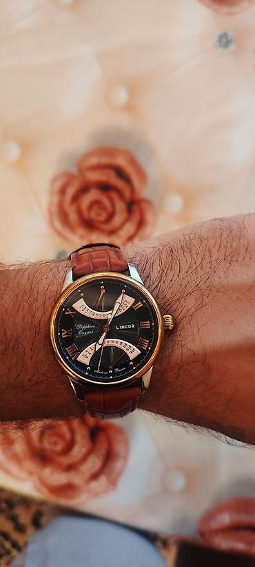 ulysse nardin saat: Orijinal Lincor UNI 1005S5L5 kişi qol saatı (Rusiya istehsalı) - — 3