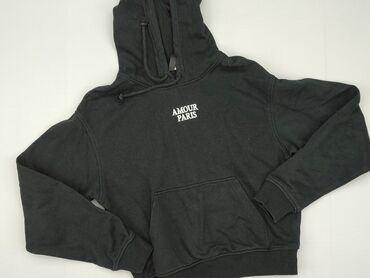 czarna sukienki z siateczką: Women`s hoodie, H&M, XS (EU 34)