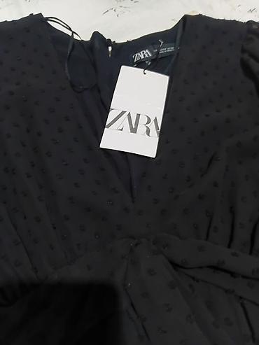 Haljine: ZARA crni kombinezon kao haljina m - Materijal: lagana, poluprozirna — 4