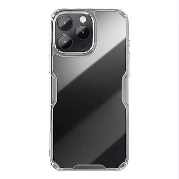Maske i futrole za telefone: Maska Nillkin Nature Pro za iPhone 16 Pro Max 6.9 transparent. Ova — 2