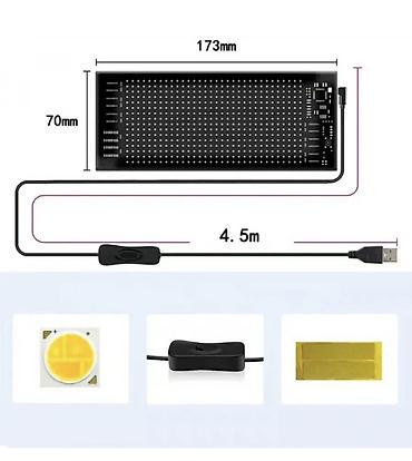 led пленка: Гибкий светодиодный LED‑дисплей для авто/грузовиков - Назначение — 9