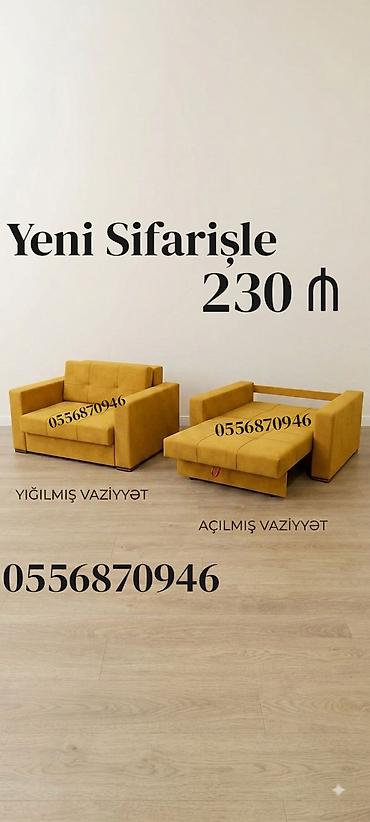 tek kreslo: Yeni, Kreslo-kravat, Parça, Kredit yoxdur, Ödənişli çatdırılma — 2