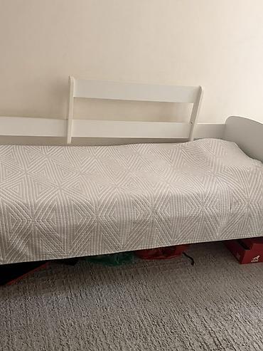 bunk bed: Детская/подростковая односпальная кровать с бортиком - Размер — 2