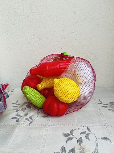 Игровые наборы: Uşaq üçün plastik tərəvəz və meyvə dəsti - Şəbəkə tor çantada gəlir at lalafo.az — 1 Игровые наборы: Uşaq üçün plastik tərəvəz və meyvə dəsti - Şəbəkə tor çantada gəlir — 1