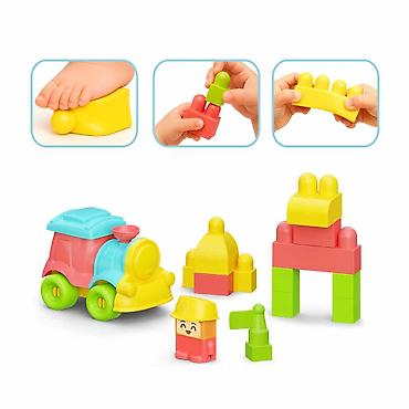 Kocke za decu: Meki konstrukcioni blokovi – Soft Bloki Blocks (24 delova) - — 8