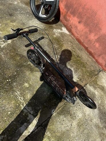 Samokatlar: Kick Scooter – böyük təkərli, amortizatorlu, mexaniki disk əyləcli — 4