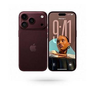 apple 9: IPhone 18 Pro Max, Новый, 512 ГБ, Бордовый, Кабель, Коробка, 100 % — 1