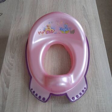 prsluk za kupanje za bebe: Očuvan roze adapter za WC šolju i kupatilo za decu Očuvan adapter za