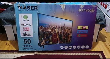 ipohne 11: Maser 50” FHD Smart TV - 50 düym ekran, Full HD (FHD) qətnamə - — 2