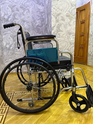 Əlil arabaları: Universal əlil arabası – polad xrom örtüklü çərçivə və rahat — 3