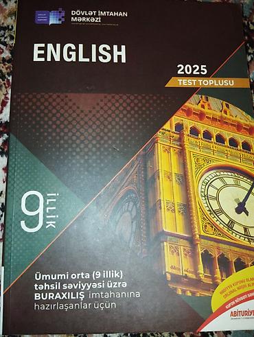 dərs kitabları: Məhsul: İngilis dili – 2025 Test Toplusu (DİM) - Nəşriyyat: Dövlət — 1