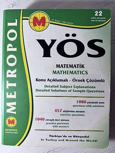 dunya xerıtesı: Məhsul: Metropol Yayınları – YÖS Matematik (10-cu nəşr) Təsvir: - YÖS — 1