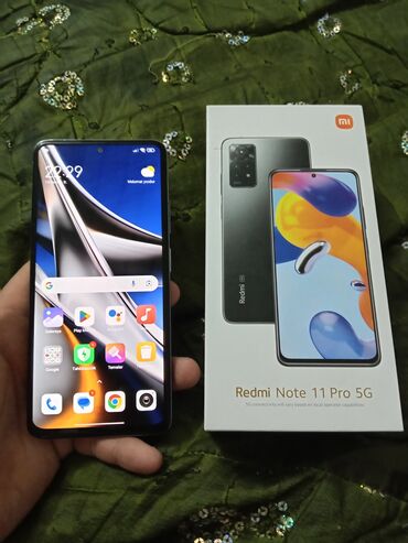 not 7: Xiaomi Redmi Note 11 Pro, 64 GB, rəng - Qara, 
 Barmaq izi