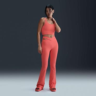 vikend torba: NIKE Zenvy Rib Women's High-Waisted Flared Leggings vel. S NOVO HJ — 5