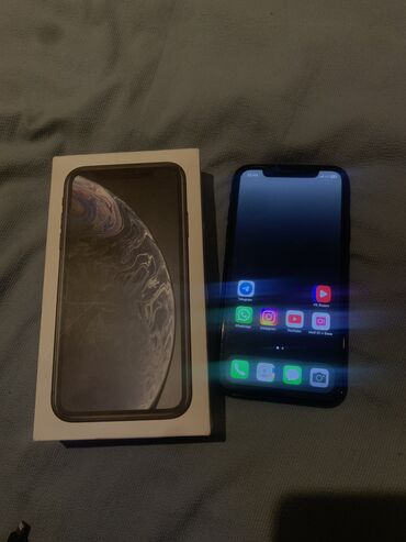 купить холодильник бу в бишкеке: IPhone Xr, Колдонулган, 64 ГБ, Кара, Куту, 100 %