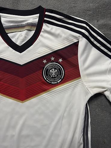 almaniyada saat neçədir: Futbolka, Adidas, M, rəng - Ağ — 2