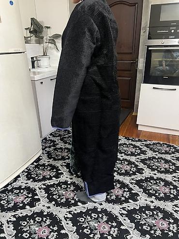 Дубленки: 1) Тёплый стёганый халат-кимоно: чапан - Материал: плотное стёганое — 1