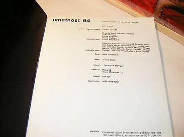 Knjige, audio i video formati: UMETNOST: Časopis za likovne umetnosti i kritiku broj 54jul avgust — 1