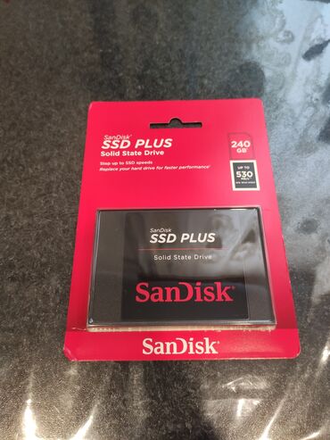 SSD diskləri: Daxili SSD disk Sandisk, 240 GB, 2.5", Yeni