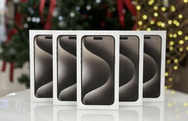 apple 5 white: IPhone 15 Pro, Новый, 256 ГБ, Зарядное устройство, Коробка