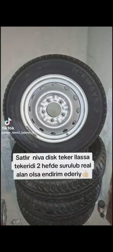disk teker merkezi: Niva markalı avtomobillər üçün nəzərdə tutulmuş disk və təkər dəsti